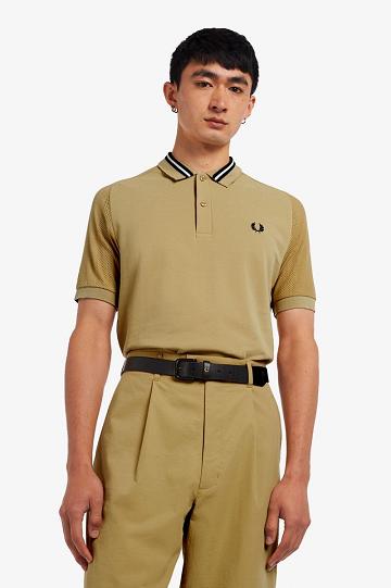 Fred Perry Raglan Sleeve Polo Miesten Paidat Harmaat | FI 1528CTVE